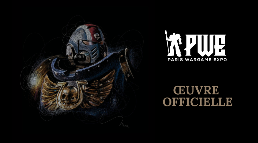 Moga x Warhammer : Max Graire signe l’affiche officielle de la Paris Wargame Expo 2025