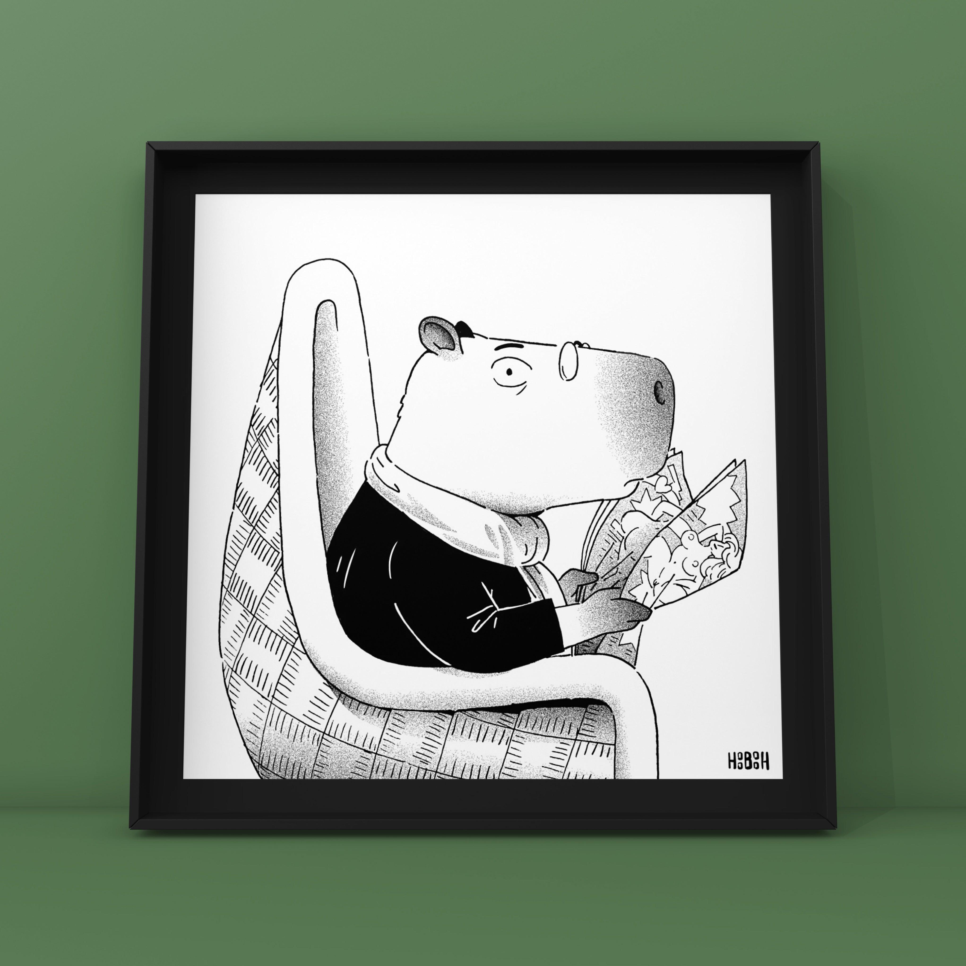 Inktober #6 - Rodent - MoGA